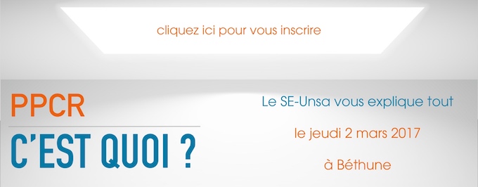 Cliquez ici pour vous inscrire au stage PPCR